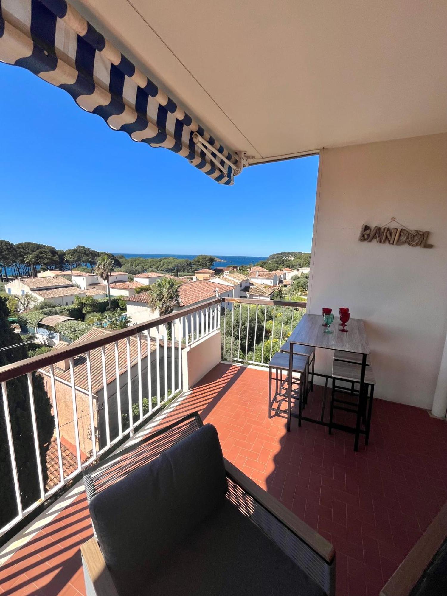 Appartement T3 Terrasse Vue Mer Bandol Exterior foto